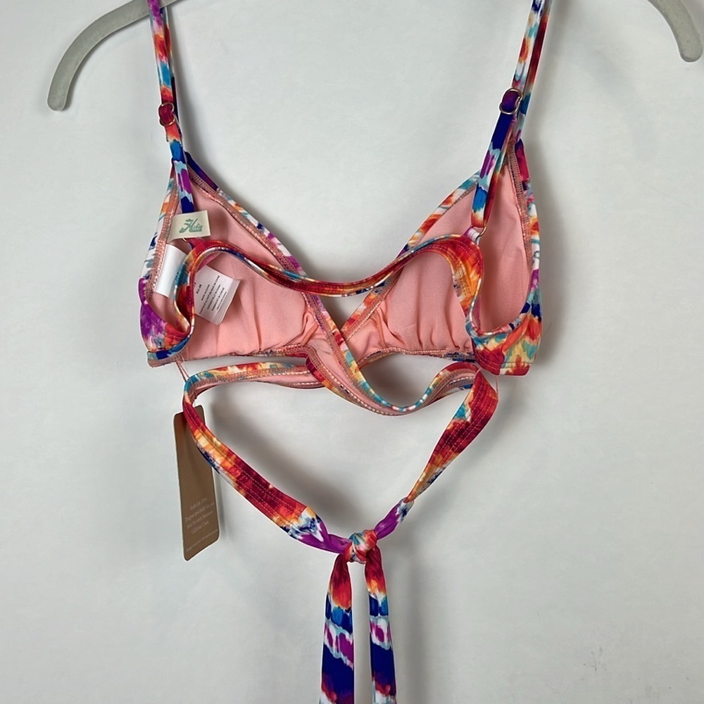 NWT Hobie Bikini Small Multi Color Wrap Around Tie - Picture 8 of 11